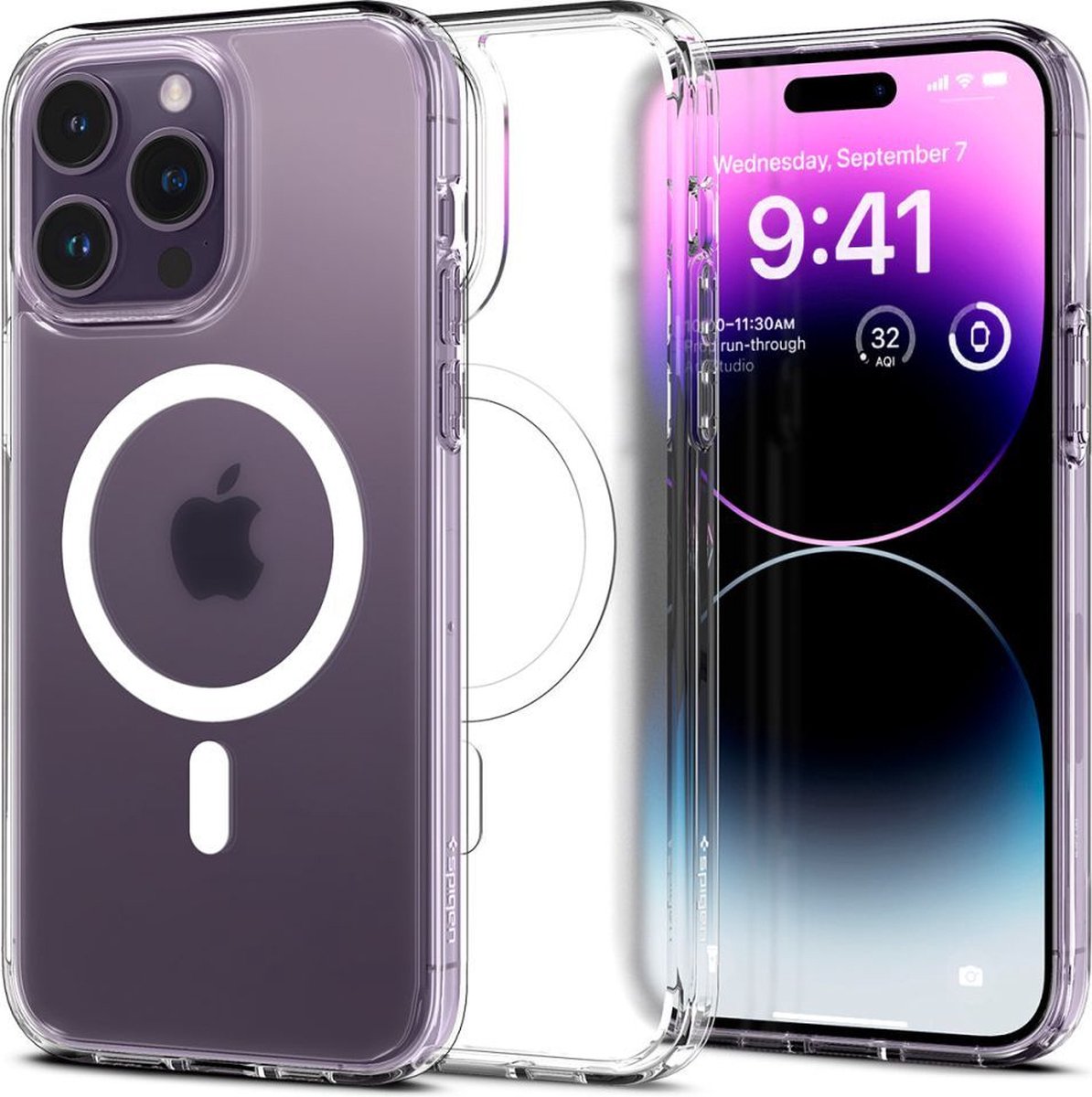 Spigen Ultra Hybrid MagSafe iPhone 14 Pro Max hoesje frost