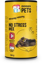 Excellent No Stress Mix – Ter ondersteuning bij stresssituaties – Geschikt voor honden en katten – Poedervorm - 100 gram