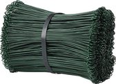Drilbinders groen - 180mm - geplastificeerd metaaldraad - 1,4mm dikte - per 1000 stuks