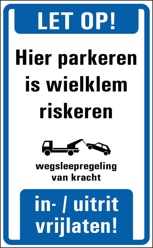 Parkverbot-Schild Mit Persönlichem Kennzeichen – 45x30 Cm, 3 Mm Hartschaum, 4 Bohrlöcher, Deutscher Hersteller
