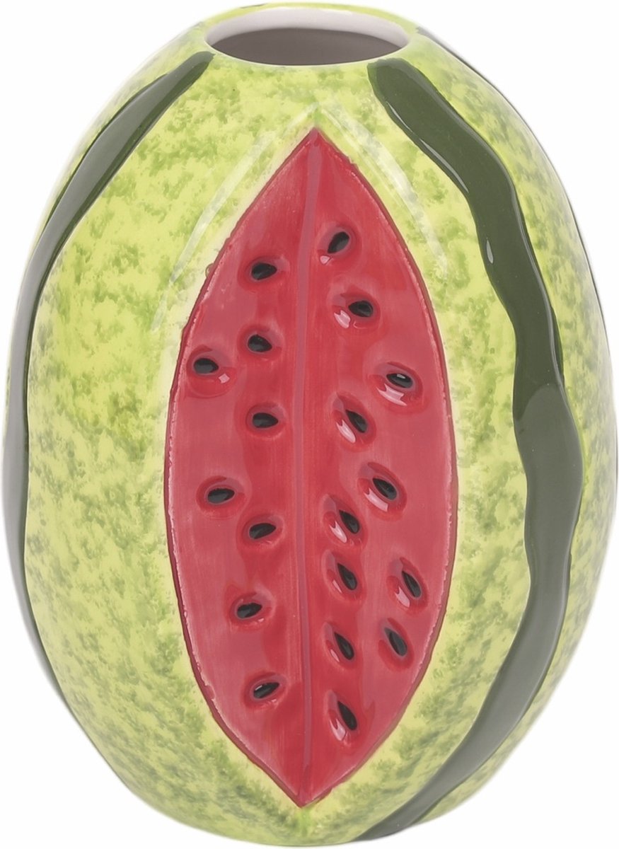 Vaas Meloen groen 18cm