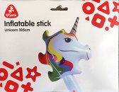 Opblaasbare stok - unicorn - opblaasfiguur - zwembadaccessoires - feestballon