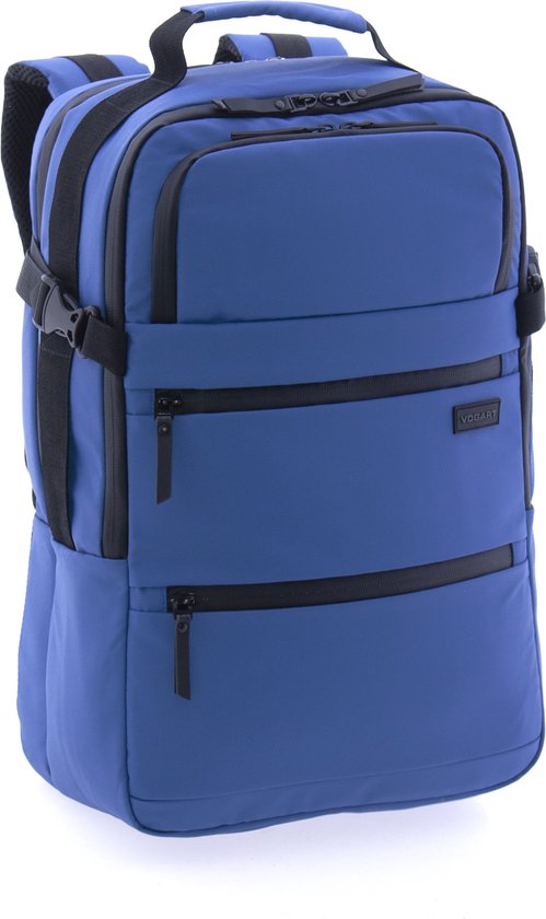 Vogart Camper Sac à dos étanche pour ordinateur portable - 15 pouces - Blauw