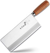 Chinese cleaver Shibazi ZUO - Chinees groentemes - 200mm - Chinees hakmes - F208-2 - Hout