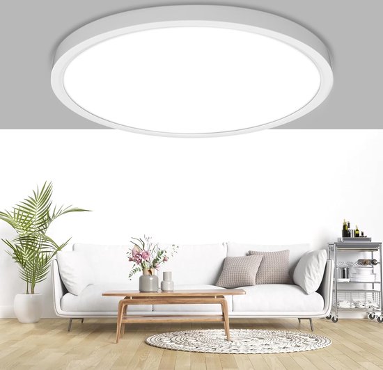 Plafondlamp voor Badkamerverlichting - Natuurlijk Licht - Verstelbare Kleurtemperatuur - Moderne Inbouwverlichting