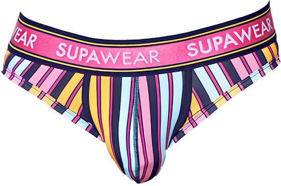 Supawear Sprint Brief Stripes - MAAT S - Heren Ondergoed - Slip voor Man - Mannen Slip