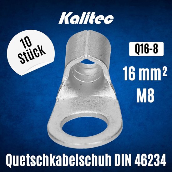 Cimco Werkzeuge Persmatrijs Ongeïsoleerde Kabelschoenen, Breed, Doornpersing, 35mm², Verkoop Per 1 X 1 Stuk Verpakking Blister 105946 4021103059463 6825185 2195318 02