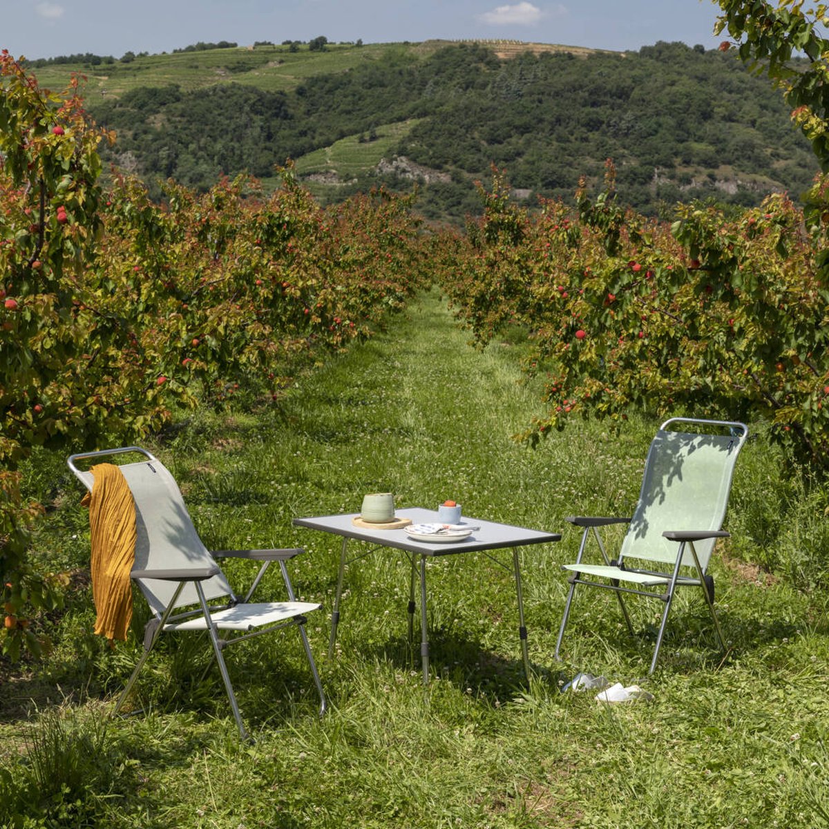Lafuma Alu Cham - Chaise de camping - Réglable - Pliable - Moss