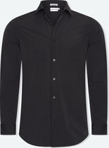 Solution Clothing Felix - Casual Overhemd - Kreukvrij - Lange Mouw - Volwassenen - Heren - Mannen - Zwart - L
