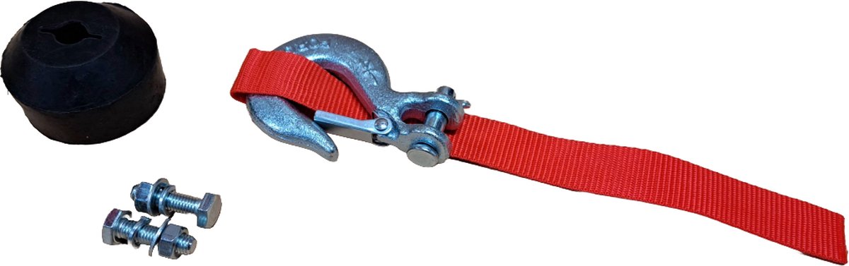 FreeTec Treuil Manuel avec Bleu Polyester Cordon à Bergung Treuil