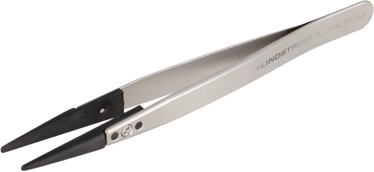 Goedkoopste Lindström TL 249CFR-SA Pincet ESD 249CF Plat-rond 130 mm