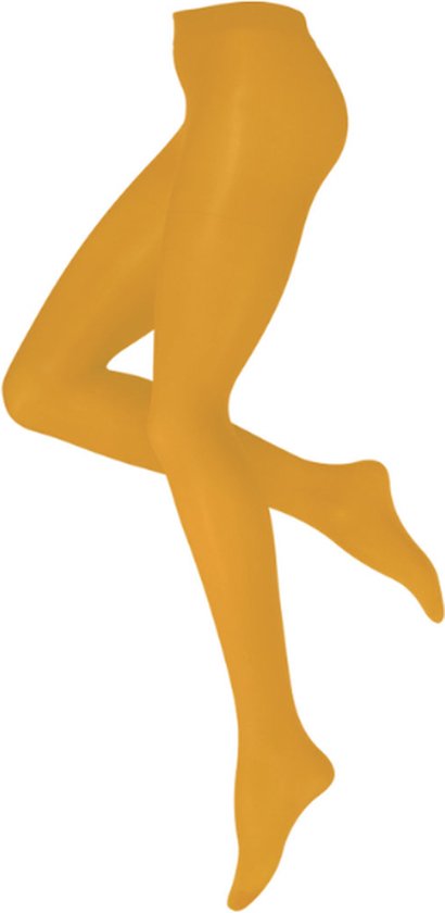 Panty 70 denier - Blikdichte panty - Mango-geel - Maat M