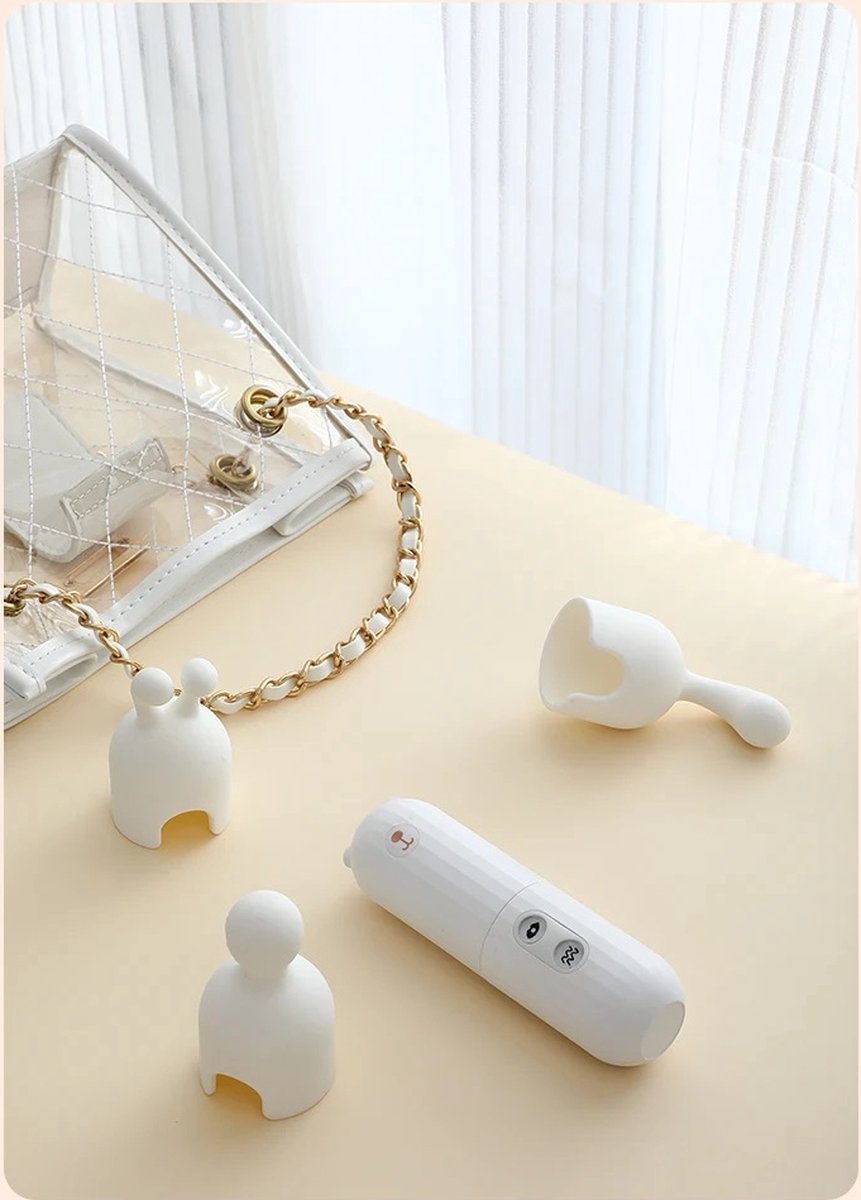 Goedkoopste ANPRA NAUGHTY MERBEAR PLEASUR WAVE - Wit - Vibrator - Vrouwen - Mannen - Clitorale Vibrator - G-spot vibrator - Orgasme - Discrete Vibrator - Tril Vibrator - Zuig Vibrator - Plezier Speeltje - Waterdichte Vibrator - Oplaadbare Vibrator