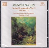 String Symphonies vol. 3, Nos. 10-13 - Felix Mendelssohn - Northern Chamber Orchestra o.l.v. Nicholas Ward