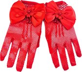 BamBella® - Fête Glove Lace enfants Short fille Rouge