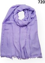 Echarpe longue femme Bamboe Fien uni violet vegan matière naturelle éco-responsable