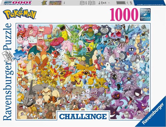 Ravensburger puzzel Pokémon Challenge - Legpuzzel - 1000 stukjes