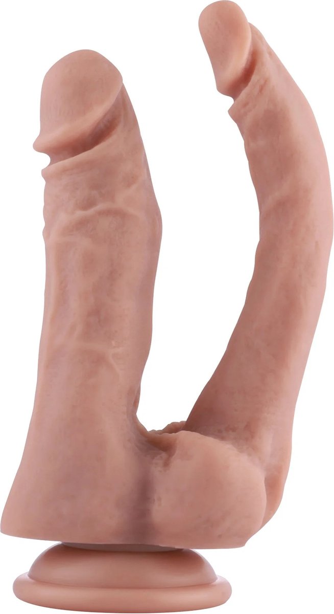 Goedkoopste Dildo Dubbel KlicLok Nude