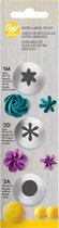 Wilton Spuitmondjes Set - Garneerspuit voor Taartdecoratie - #1M #2D #2A