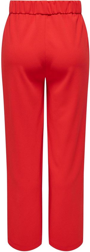 Only Broek Onlsania Button Pant Jrs 15273492 Flame Scarlet Dames Maat - L