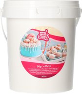 FunCakes Dip 'n Drip - Glazuur voor Cake, Cupcakes en Taarten - Wit - 1kg