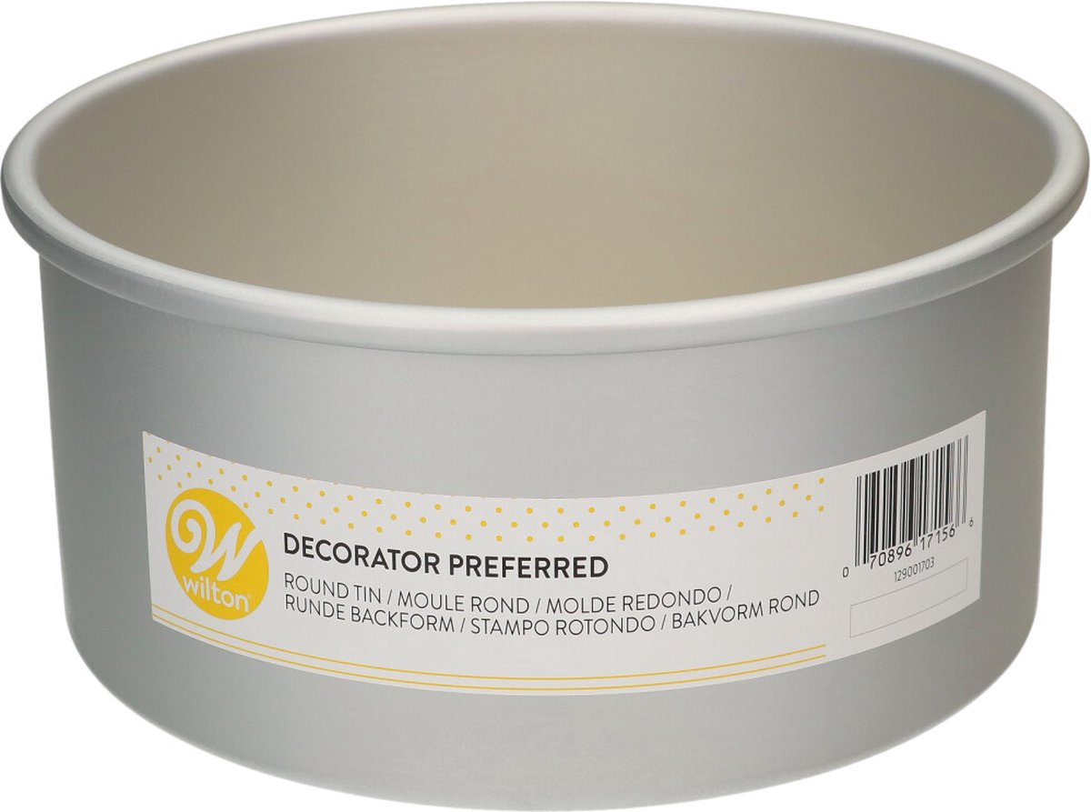 Wilton Bakvorm Extra Diep - Taartvorm - Rond - Ø20 x 10 cm