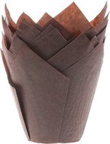 House of Marie Muffin Formes Tulip Brown pk / 36