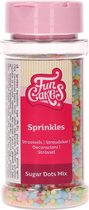 FunCakes Sprinkles Taartdecoratie - Sugar Dots - Mix - 80g