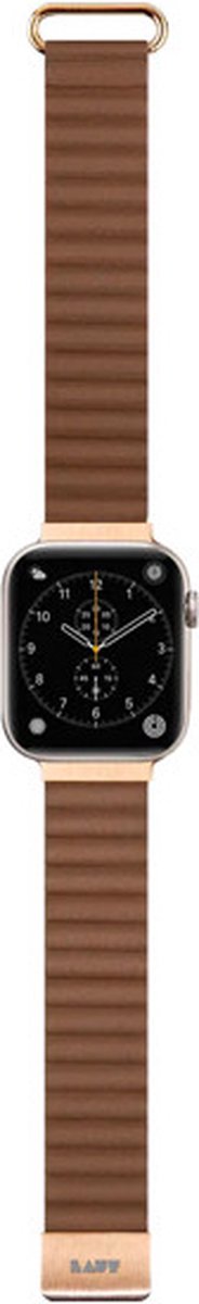 LAUT Novi Leather Loop Apple Watch 42mm / 44mm / 45mm / 49mm sepia brown