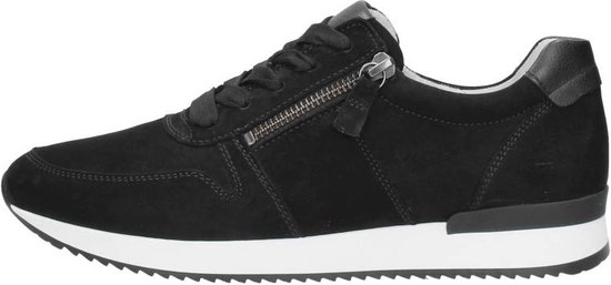 Gabor Sneakers zwart Nubuck - Dames - Maat 39