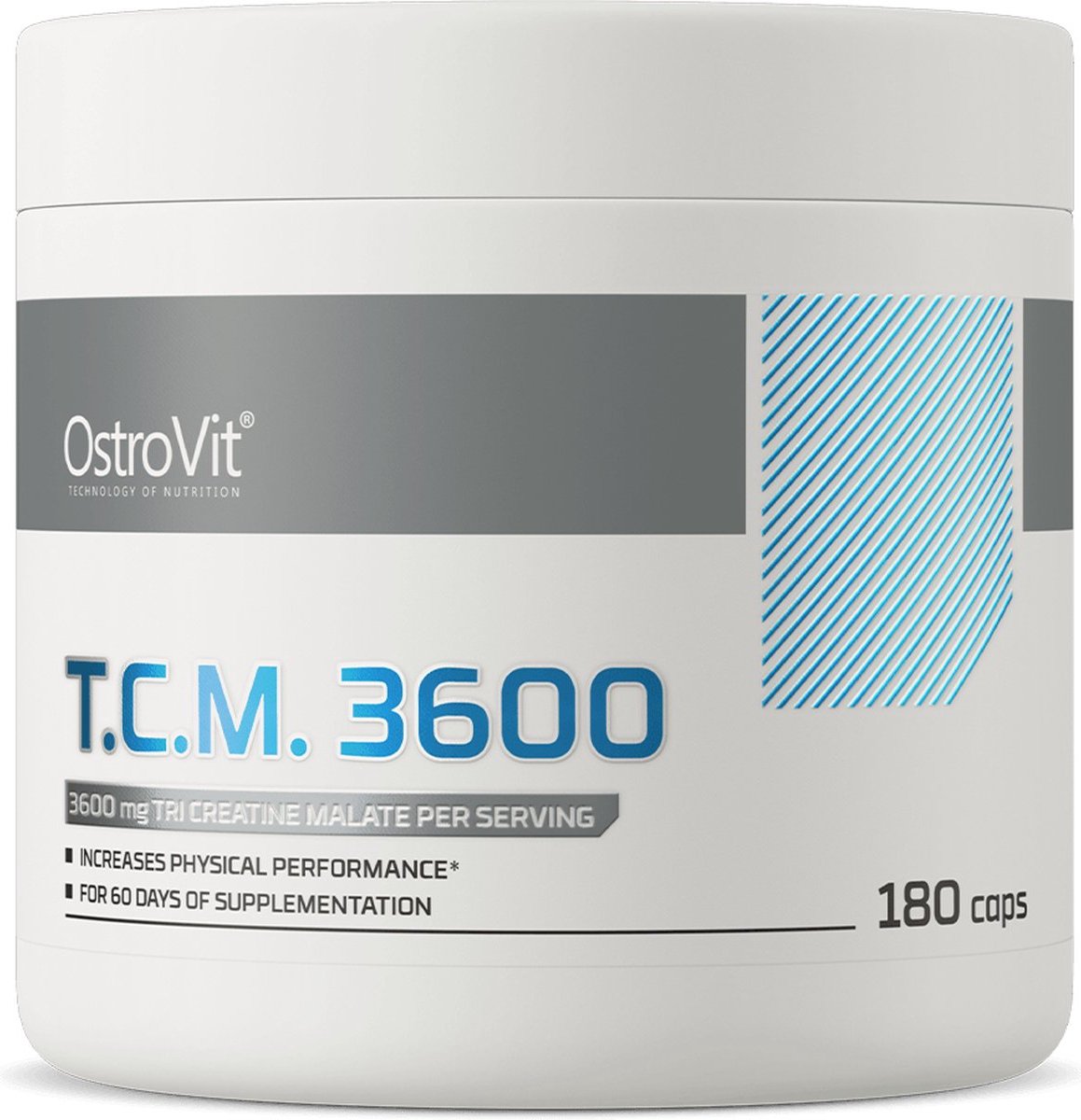 Goedkoopste Creatine - Tri Creatine Malate 1250mg - 180 Capsules - OstroVit