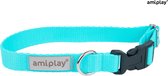 Amiplay Halsband verstelbaar Samba turkoois maat-XL / 45-70x2,5cm