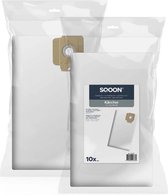 SQOON® - Stofzuigerzakken geschikt voor Kärcher CV 30/38/48 - Model 6.904-305.0 - 10 stuks