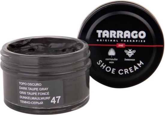 Tarrago schoencrème - 047 - donker taupe grijs - 50ml