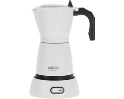 Camry CR 4415 - Elektrische Mokka pot - 300 ml - voor 6 kopjes - Wit