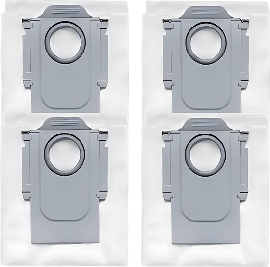 4x Sacs d'aspirateur adaptés à Xiaomi Roborock Q Revo / P10 - Remplacement du sac à poussière