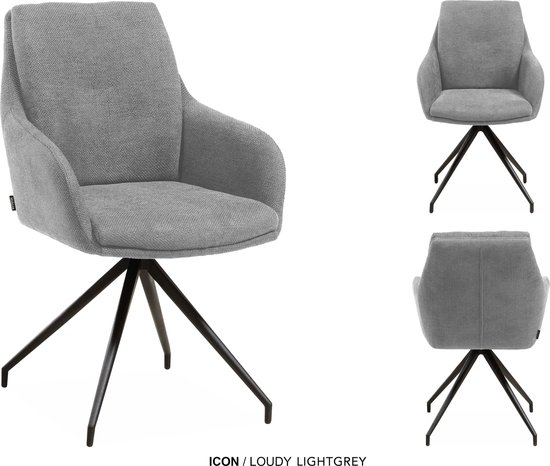 MX Sofa Eetkamer stoel Icon | kleur: Lightgrey