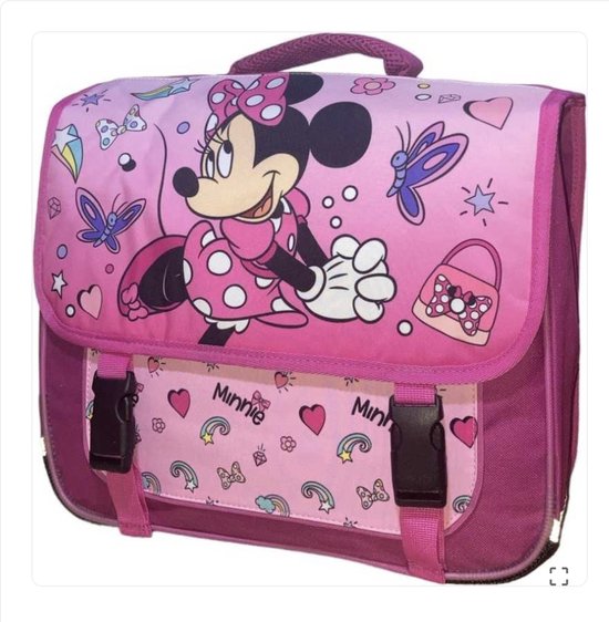 Minnie Mouse boekentas - roos