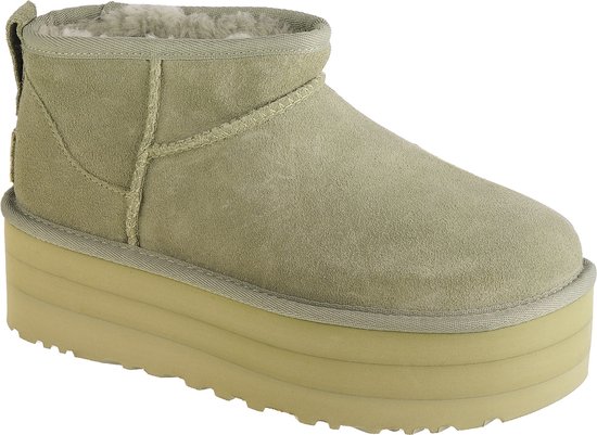 Ugg Classic Ultra Mini Platform Laarzen Groen EU 37 Vrouw