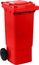 Afvalcontainer 80 litres rouge - Kliko