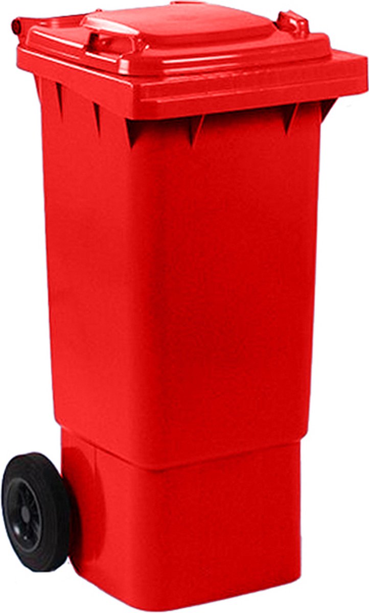 Afvalcontainer 80 liter rood - Kliko