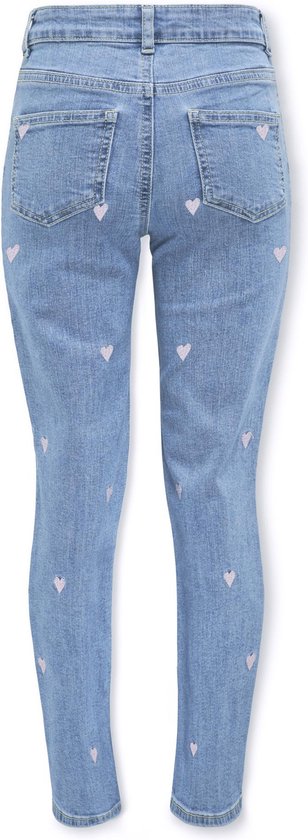 Only KMGFIA SKINNY HEART EMB DNM Jeans Filles - Taille 116
