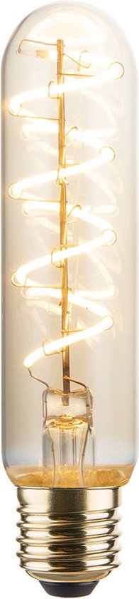 Vintlux E27 dimbare LED filamentlamp 4W 130 mm T30 265lm 2200K - Karu Tube Gold