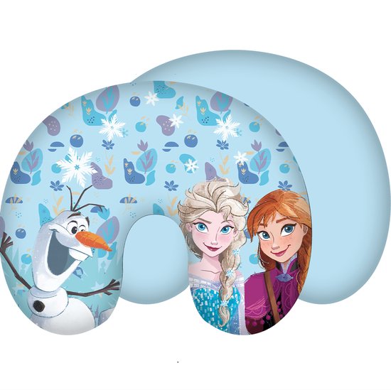 Disney Frozen Oreiller Cervical Sisters - environ 28 x 33 cm - Polyester