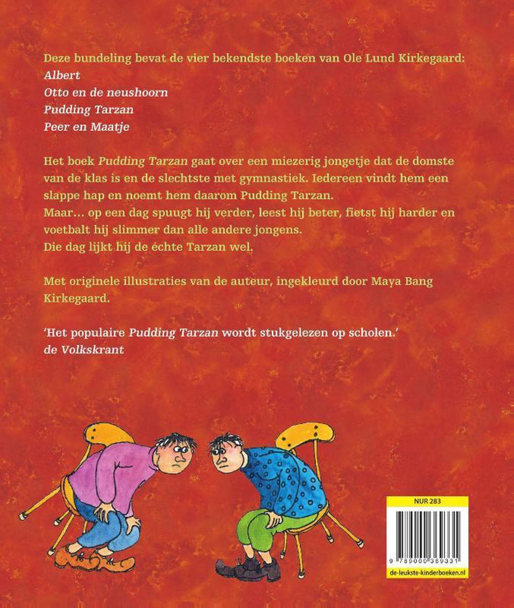 Dos de livre avec du texte sur les histoires et des illustrations de deux hommes qui se regardent.