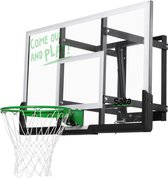 Salta Guard Basketbalbord – Verstelbaar basketbalbord met dunkring system voor wandmontage – Voor kinderen en volwassenen – Zwart