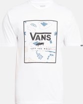 Vans MN Petrolium Beach T-shirt (Maat M) Wit met print