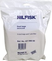 NILFISK - STOFZUIGERZAK NILFISK BACKUUM 5 STUKS + FILTER - 22198000