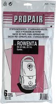 Geschikt voor ROWENTA - STOFZUIGERZAK PROPAIR ZR 745 5 STUKS + 1 MICRO-FILTER - RAZR745