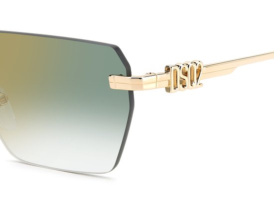 Dsquared2 D2 0102/S Ovaal Metaal Met spiegelglazen Heren Zonnebril van Dsquared2 — afbeelding 3